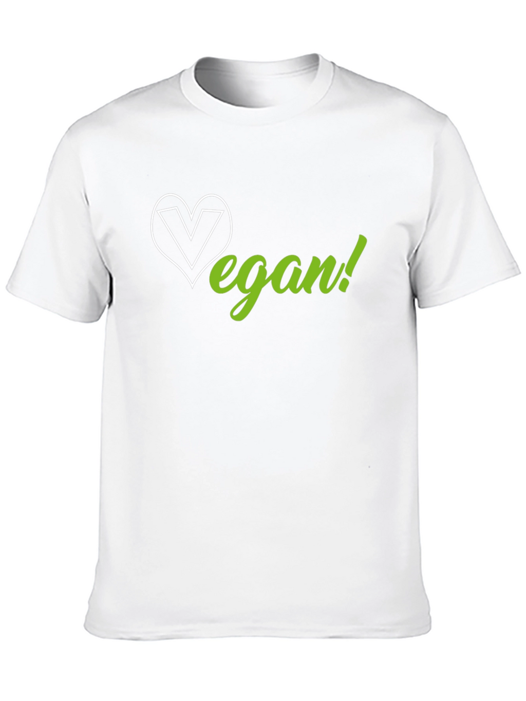 Vegan Heart Graphic T-Shirt