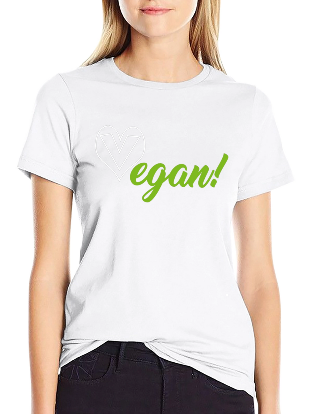 Vegan Heart Graphic T-Shirt