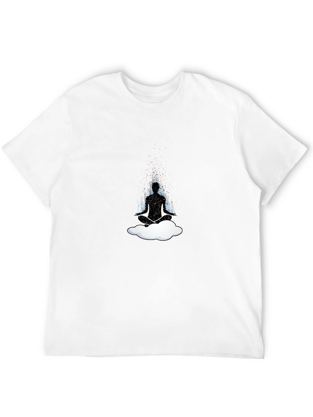Zen Cloud Meditation T-Shirt - Relaxed Fit