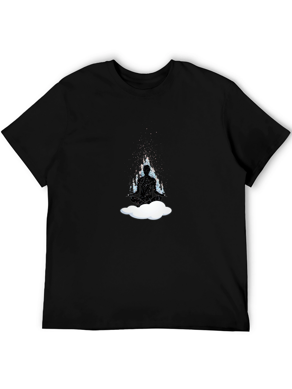 Zen Cloud Meditation T-Shirt - Relaxed Fit