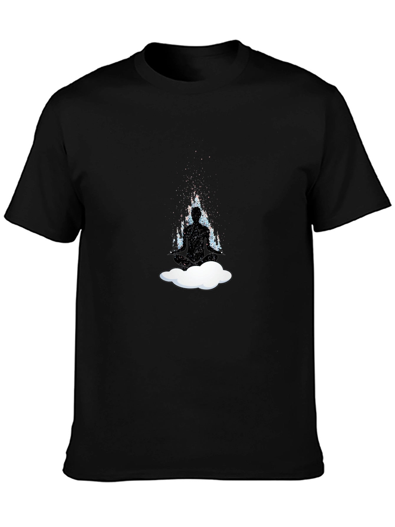 Zen Cloud Meditation T-Shirt - Relaxed Fit