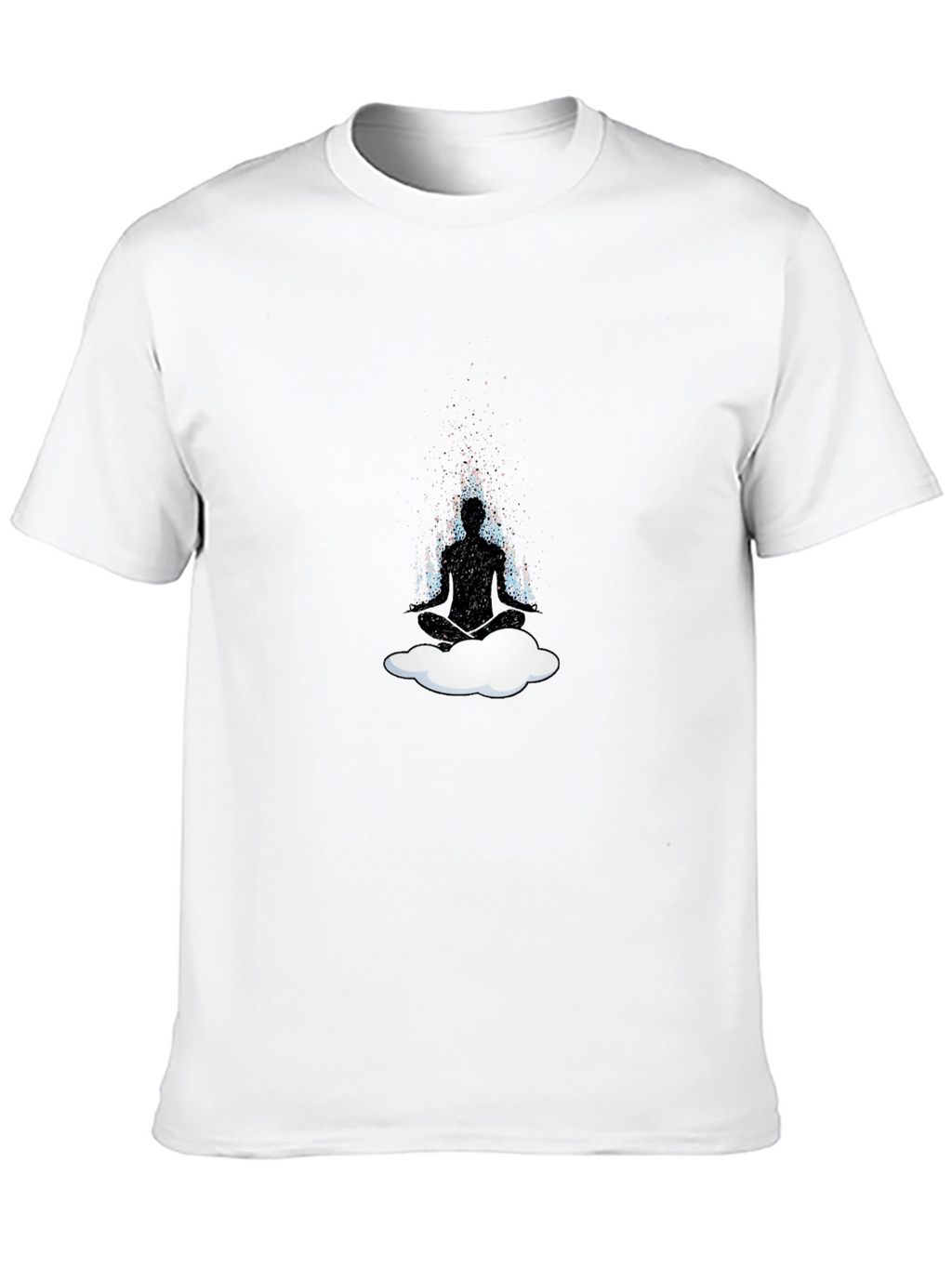Zen Cloud Meditation T-Shirt - Relaxed Fit