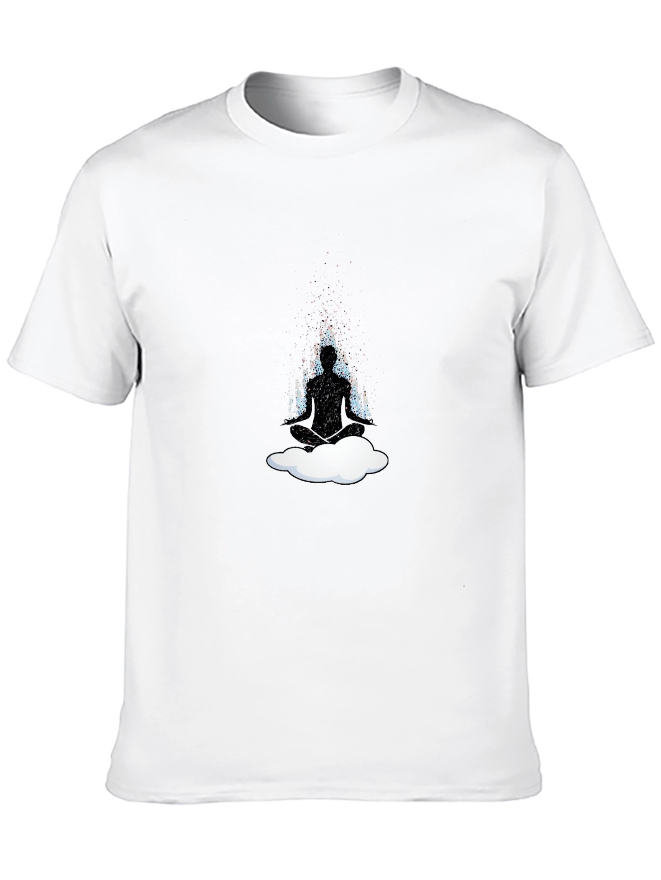 Zen Cloud Meditation T-Shirt - Relaxed Fit