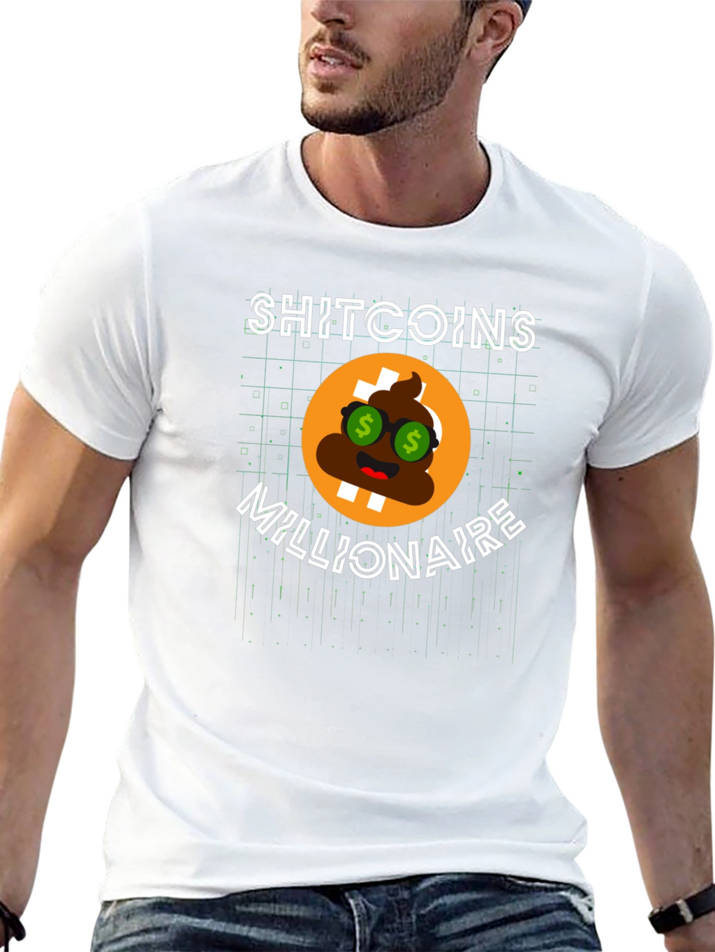 Shitcoins Millionaire Black T-Shirt