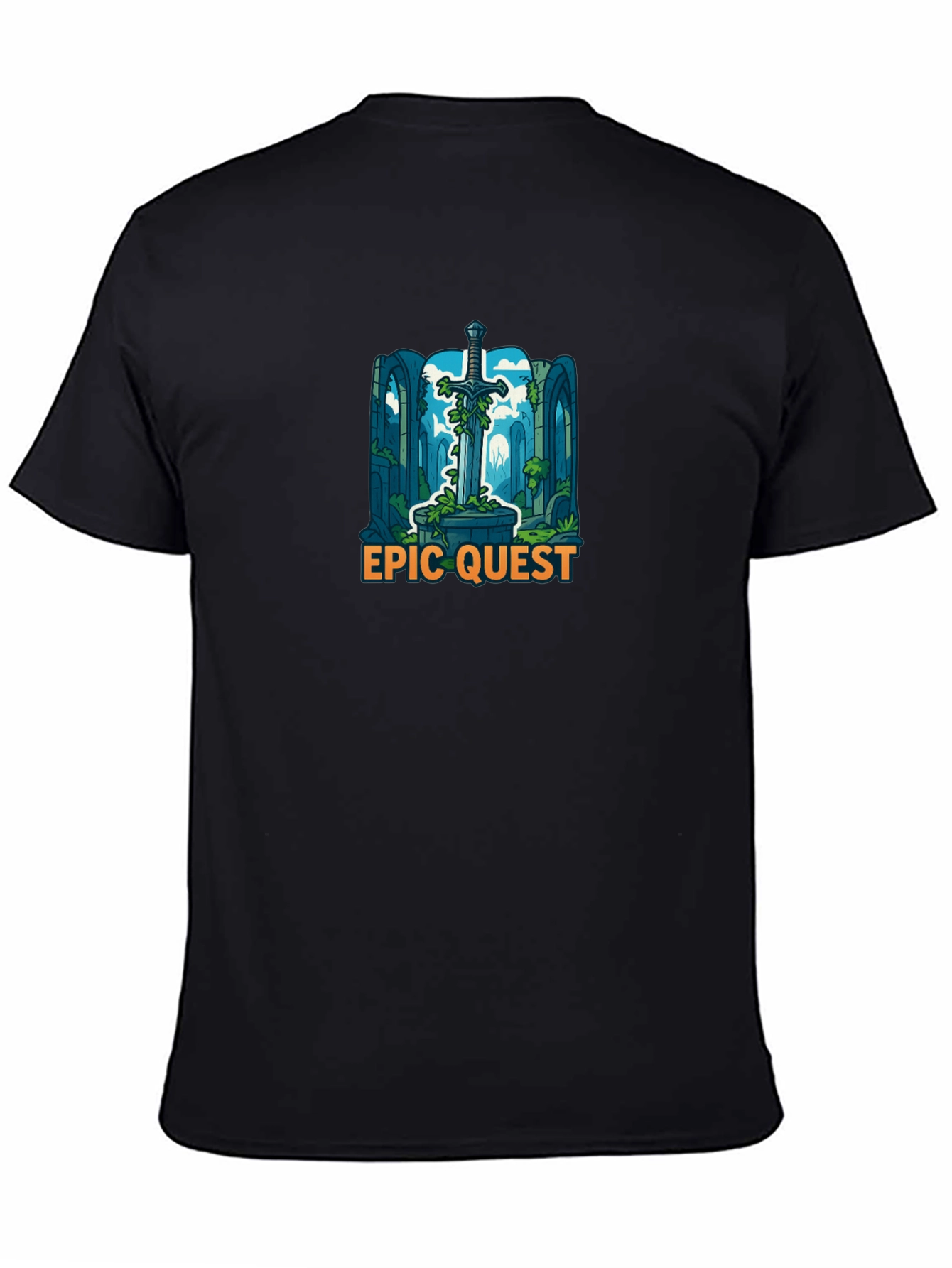 Epic Quest Sword Graphic T-Shirt