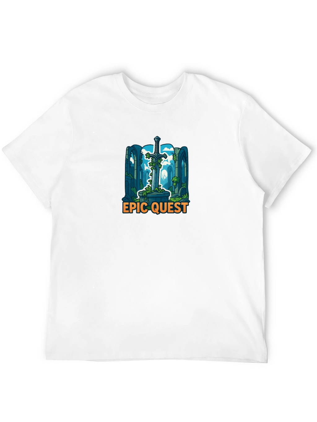 Epic Quest Sword Graphic T-Shirt