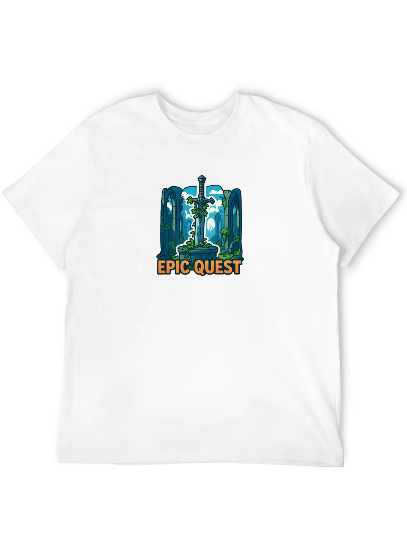 Epic Quest Sword Graphic T-Shirt