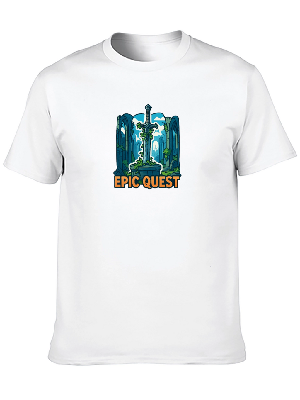 Epic Quest Sword Graphic T-Shirt
