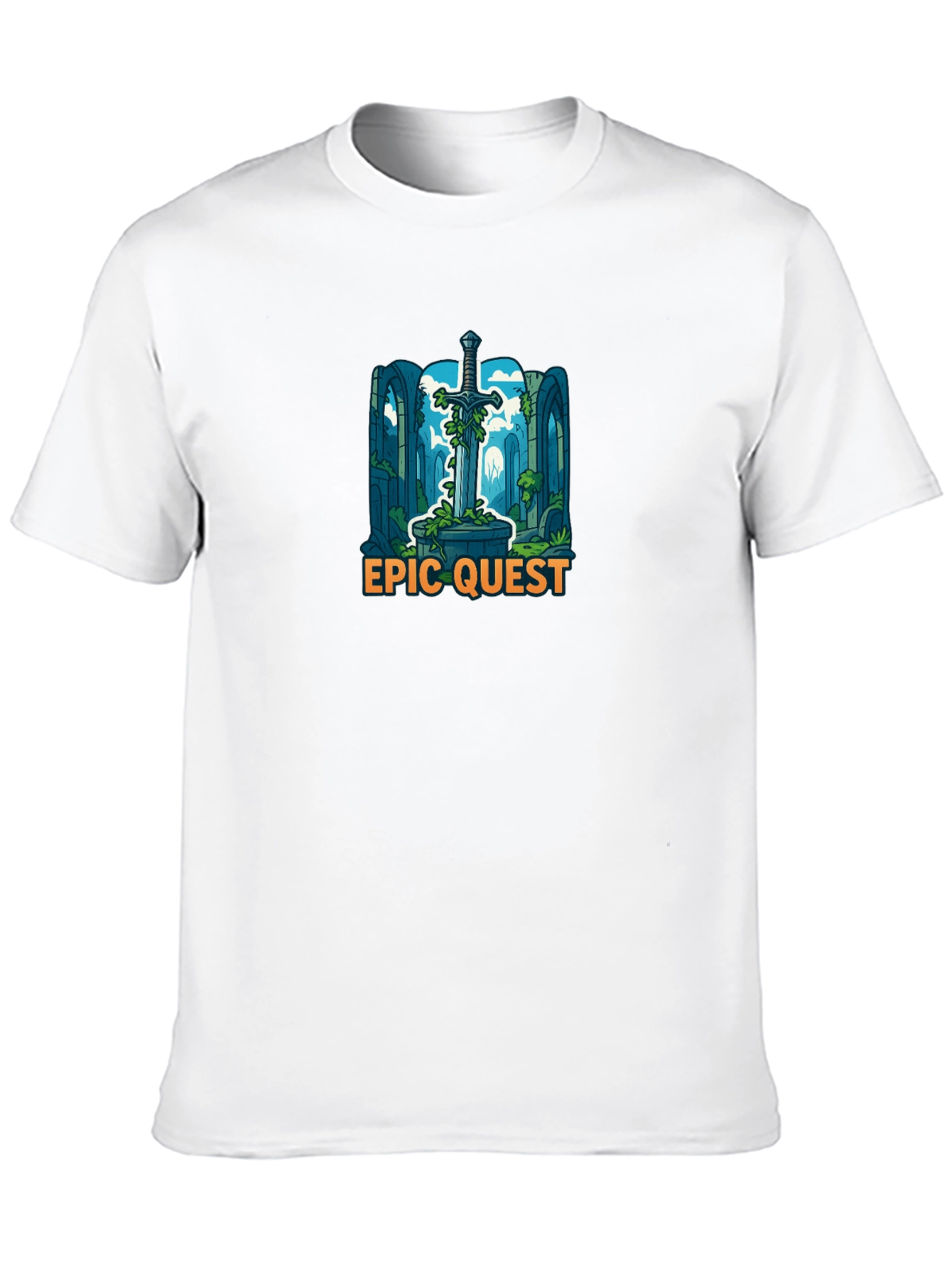 Epic Quest Sword Graphic T-Shirt