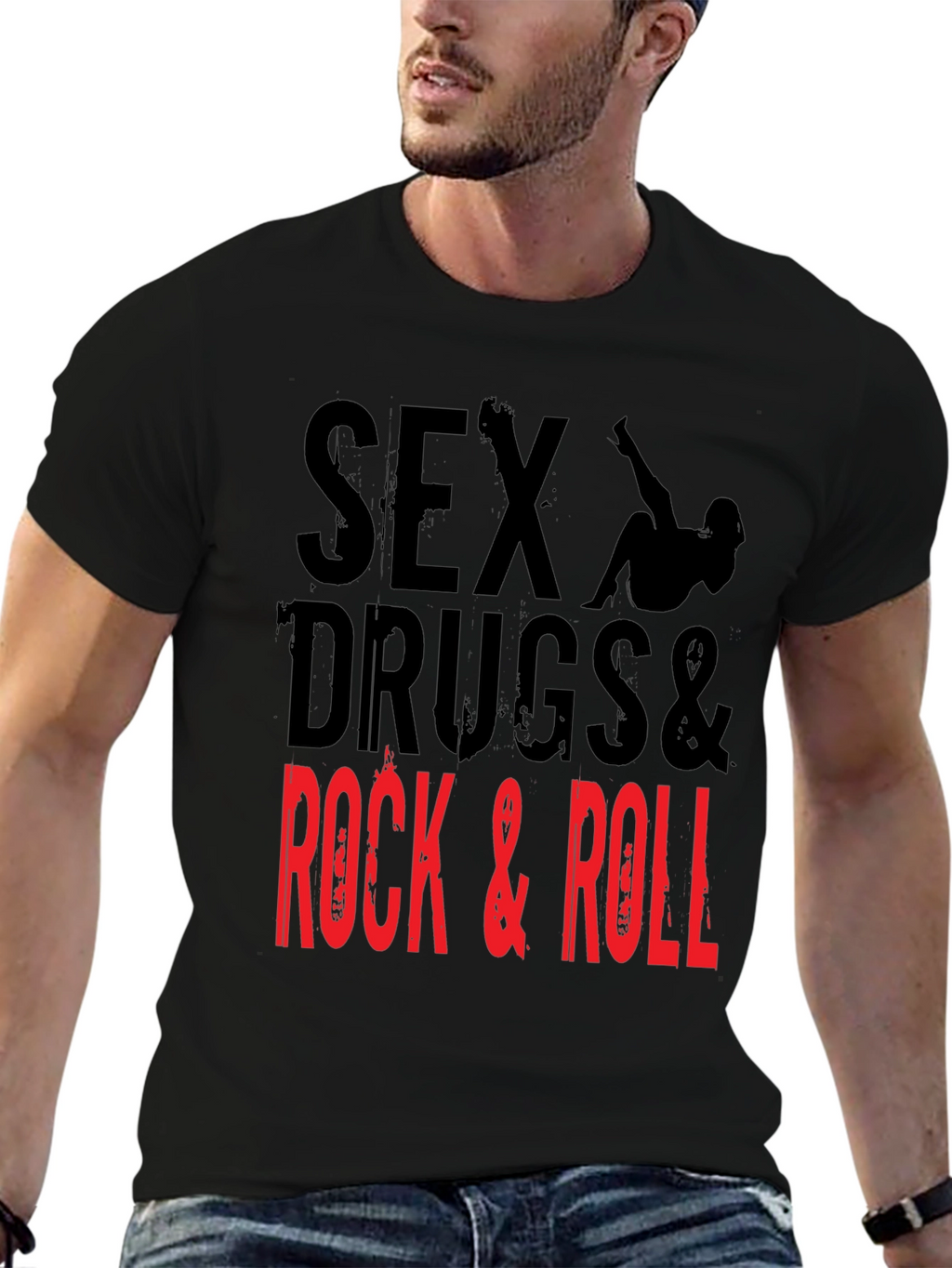 Sex Drugs & Rock Roll Graphic Tee