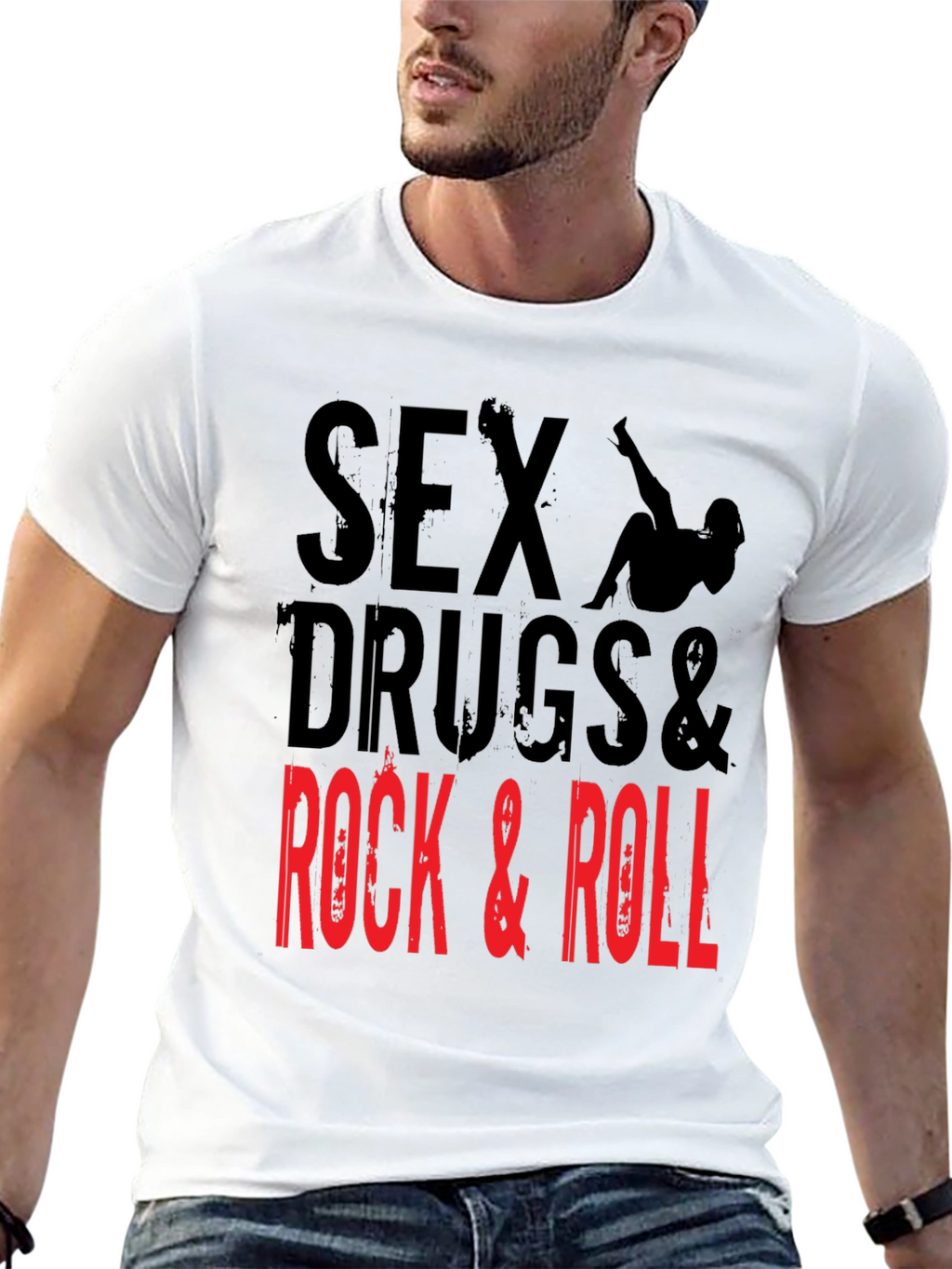 Sex Drugs & Rock Roll Graphic Tee
