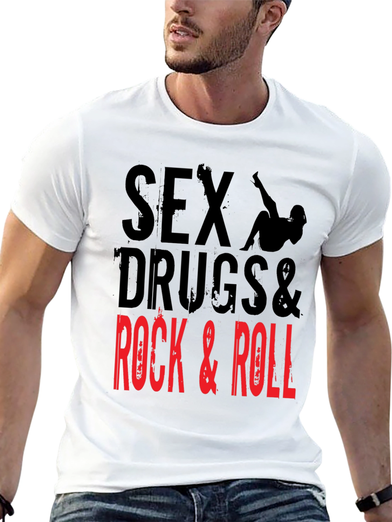 Sex Drugs & Rock Roll Graphic Tee