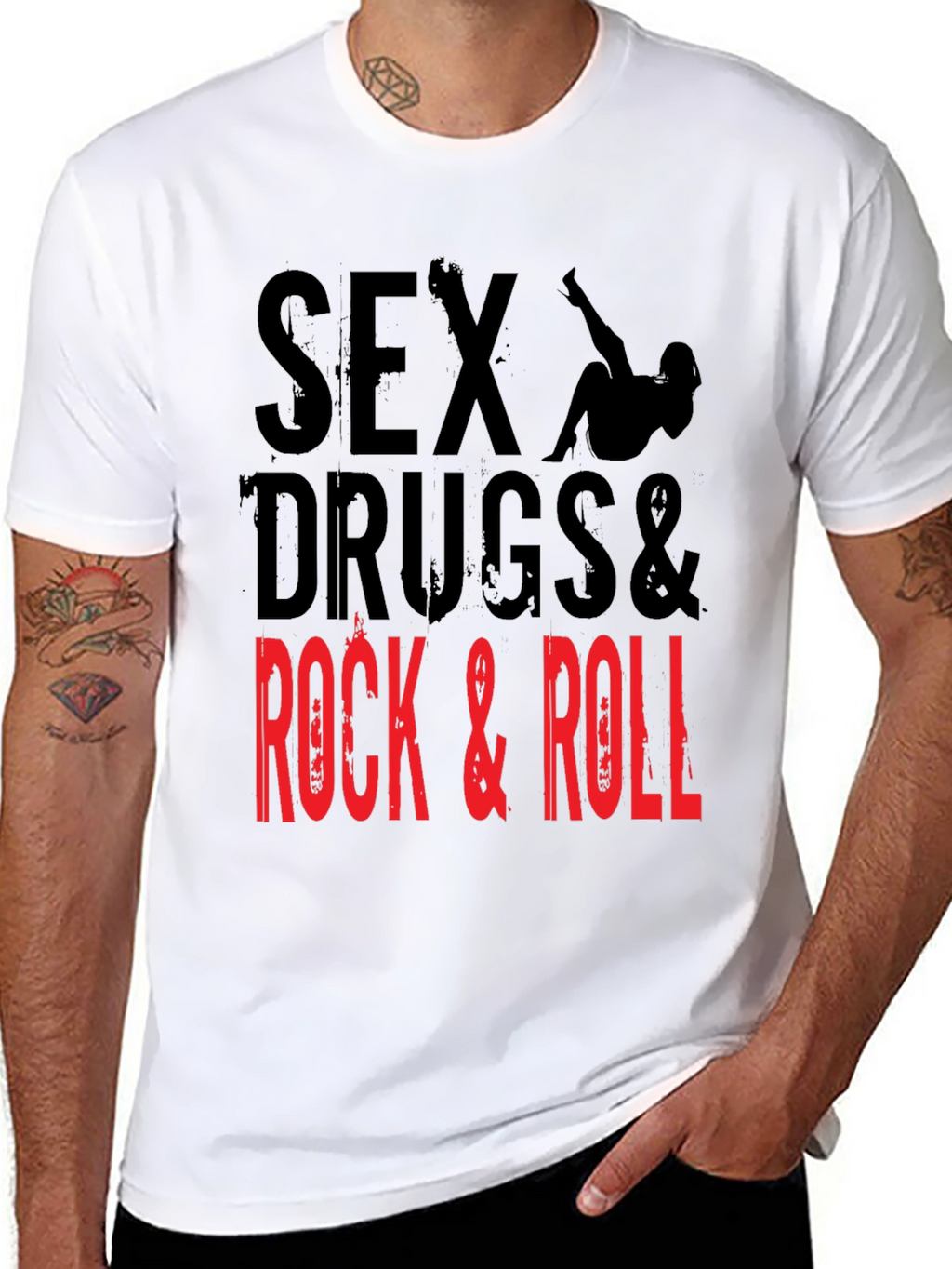 Sex Drugs & Rock Roll Graphic Tee