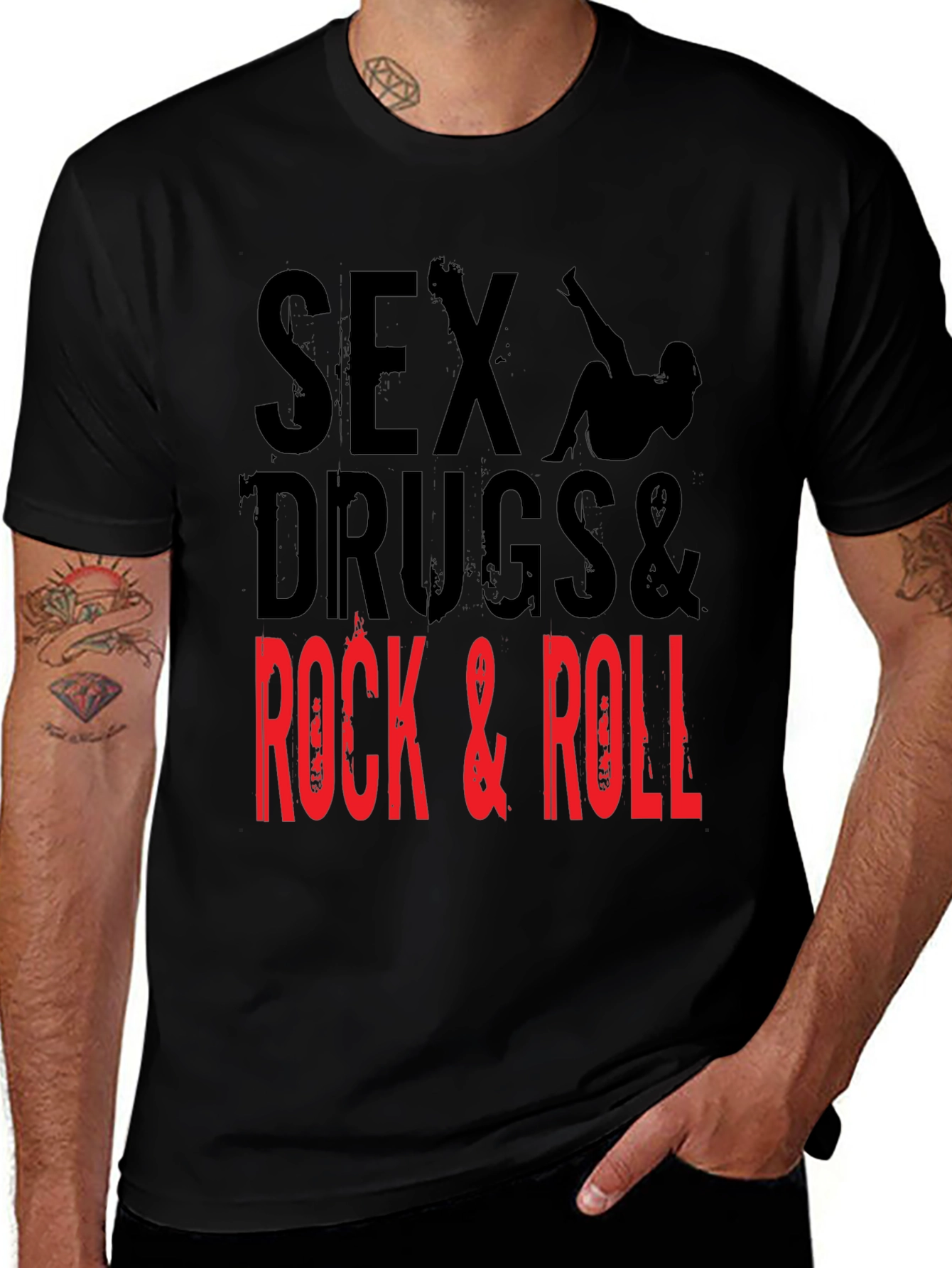Sex Drugs & Rock Roll Graphic Tee
