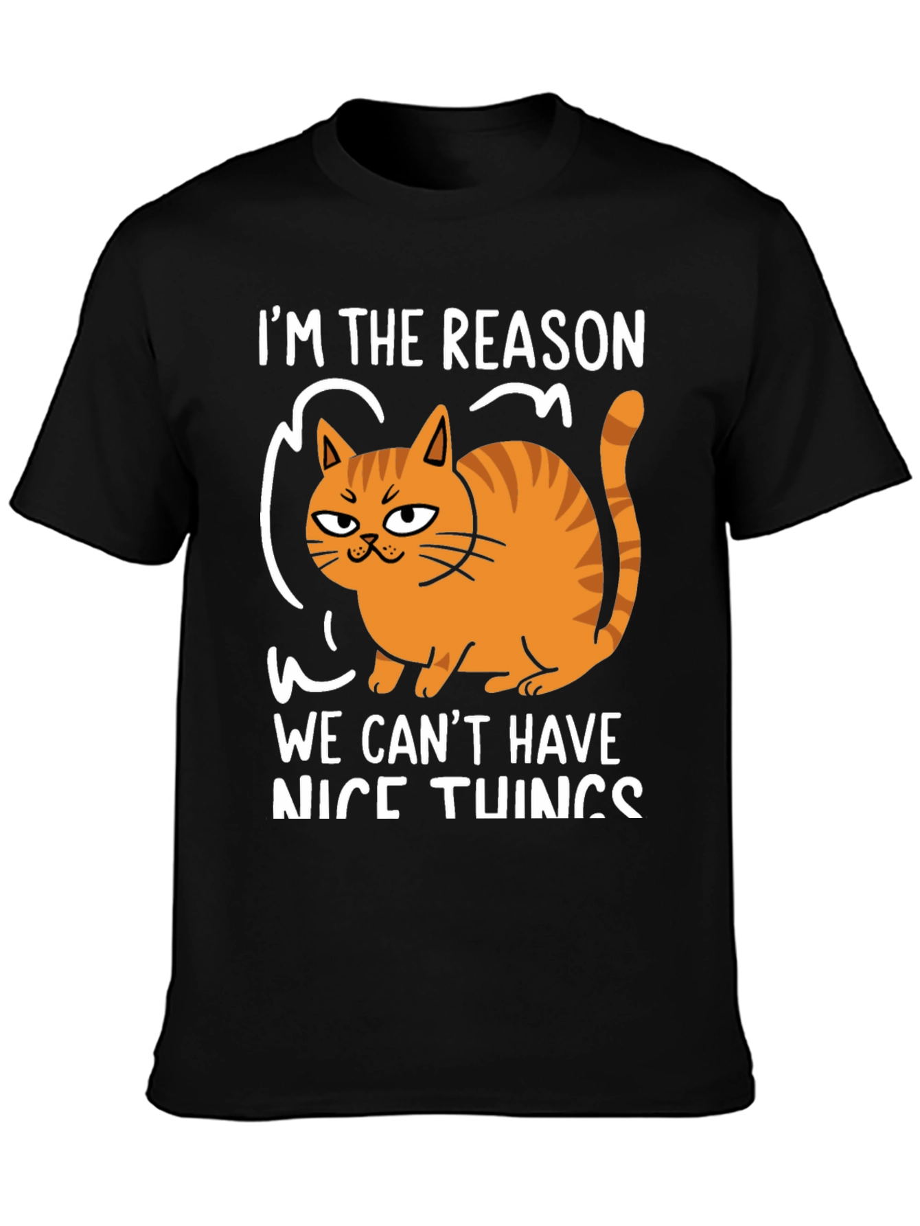 Cat Lover T-Shirt: Im The Reason We Cant Have Nice Things