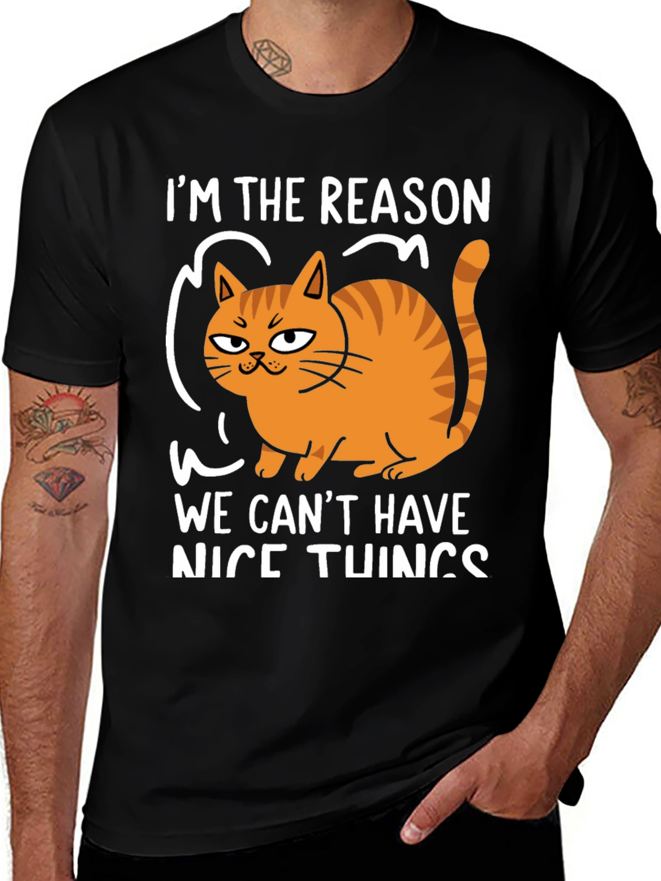 Cat Lover T-Shirt: Im The Reason We Cant Have Nice Things