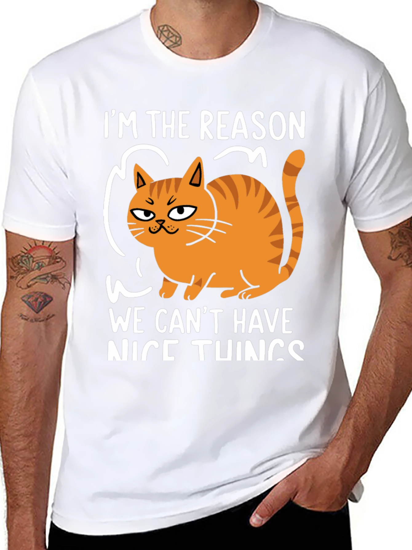 Cat Lover T-Shirt: Im The Reason We Cant Have Nice Things
