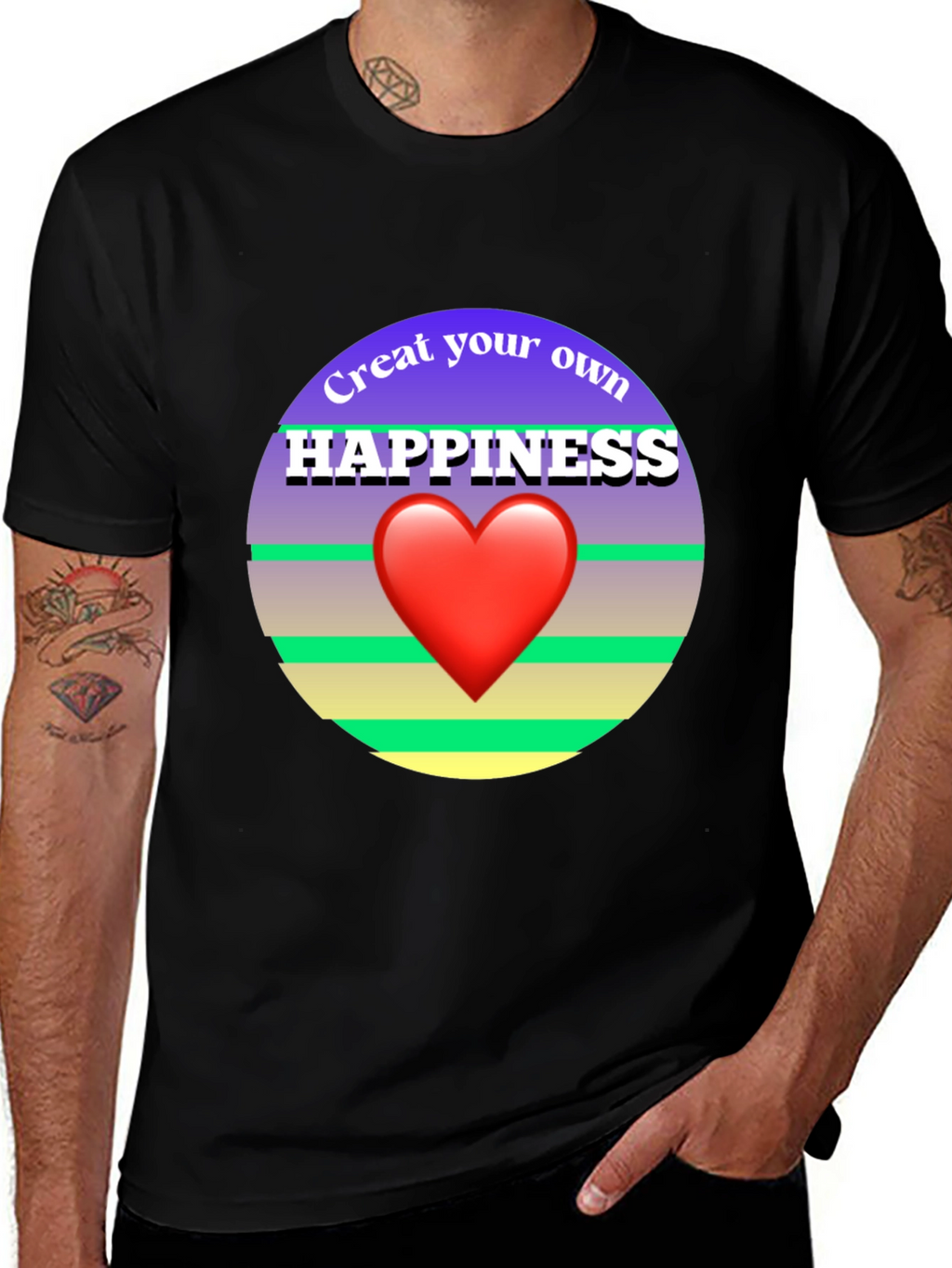 Create Your Own Happiness Graphic Tee