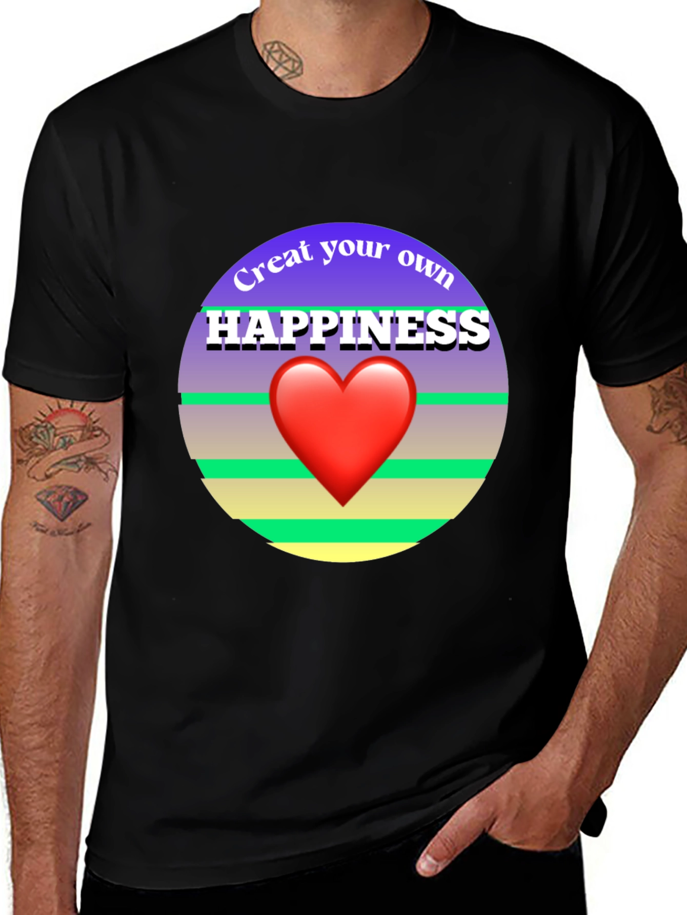 Create Your Own Happiness Graphic Tee