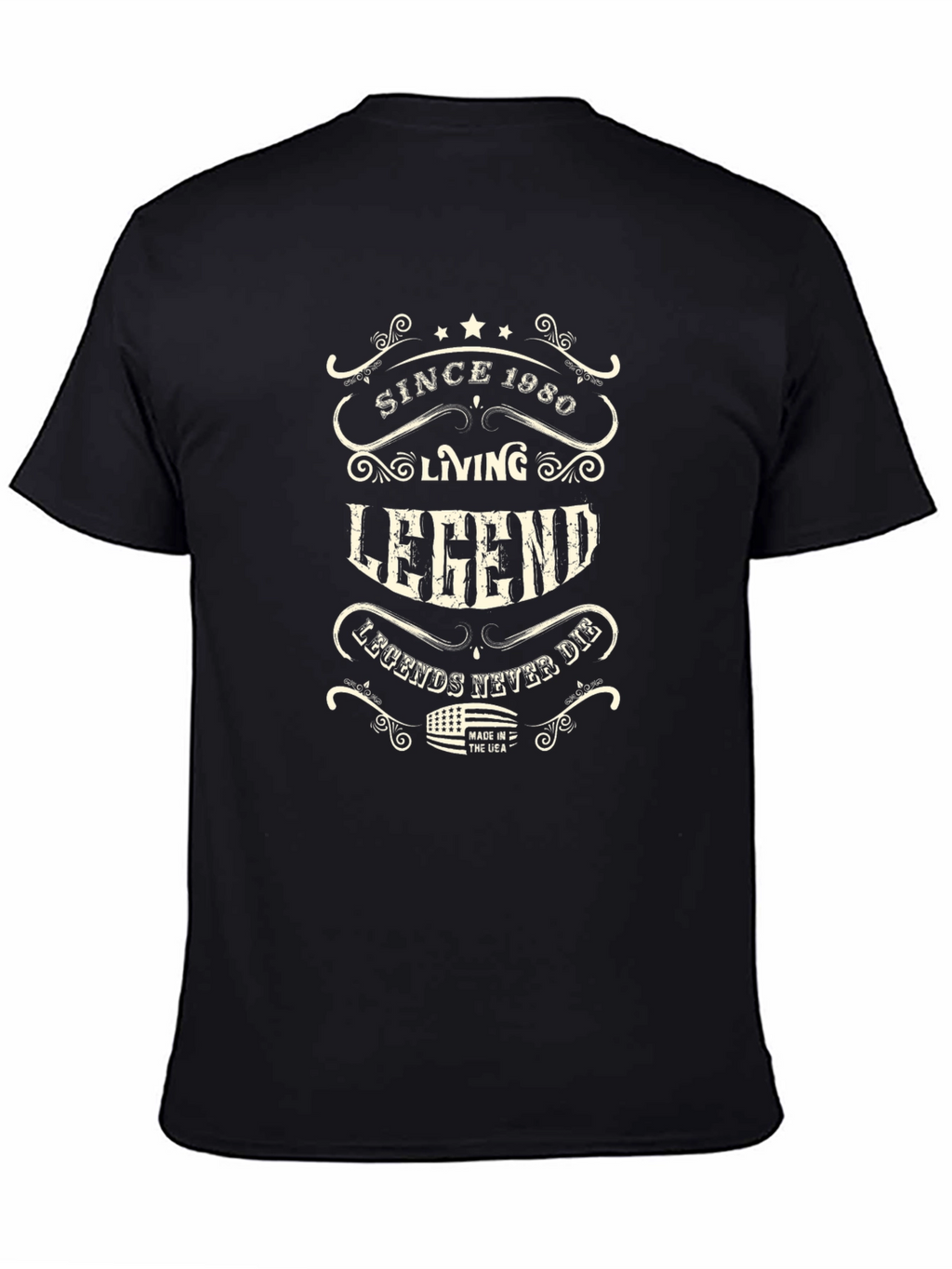 Since 1980 Living Legend Black T-Shirt