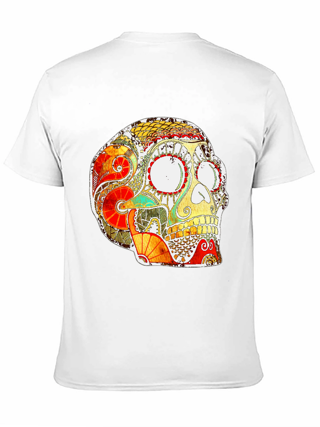 Skull Graphic Print T-Shirt