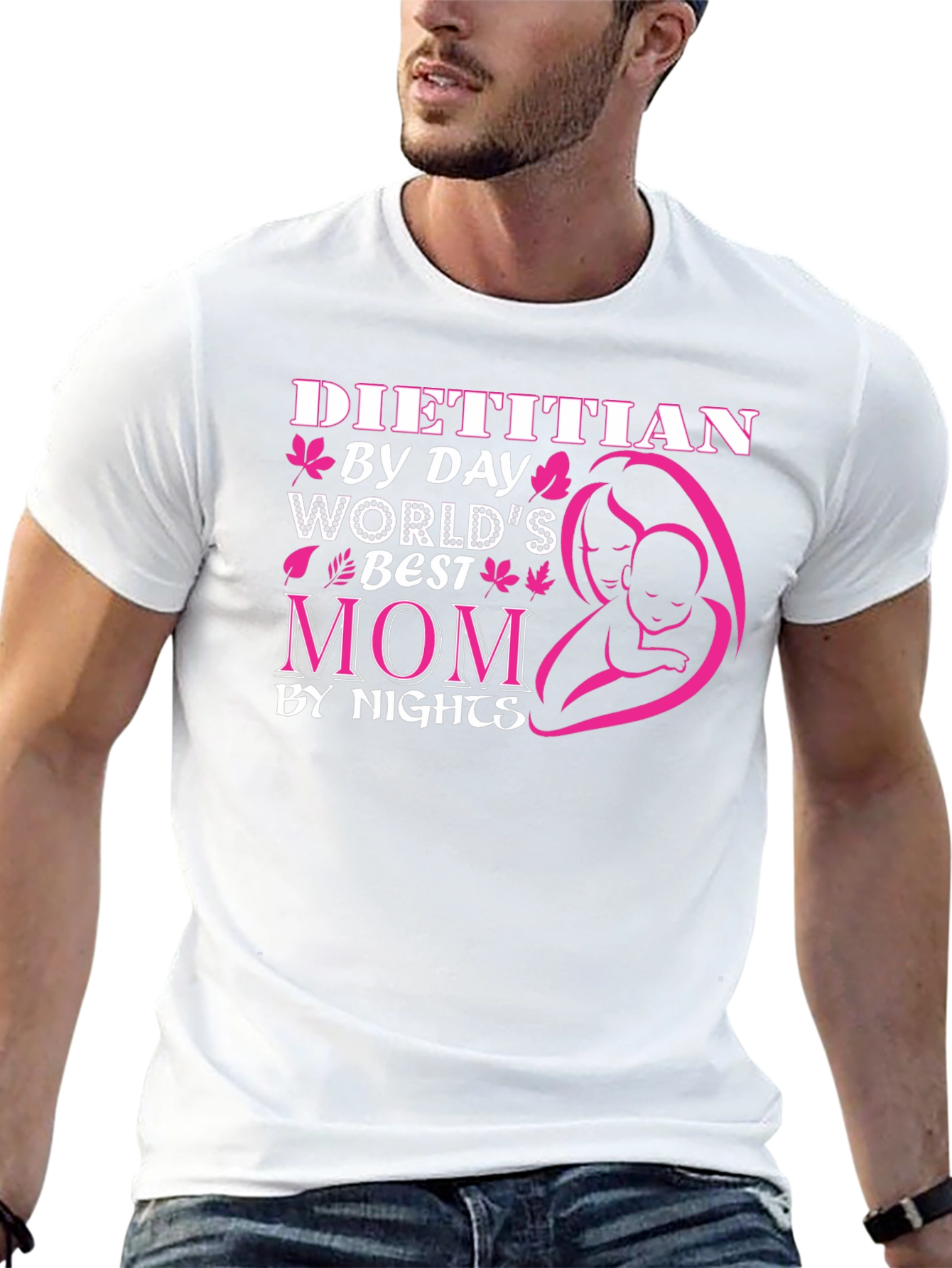 Dietitian Mom T-Shirt - Worlds Best by Day & Night