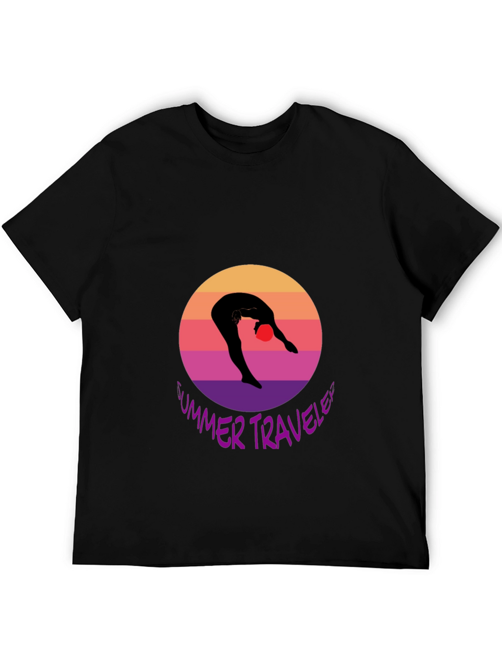 Summer Traveler T-Shirt Black