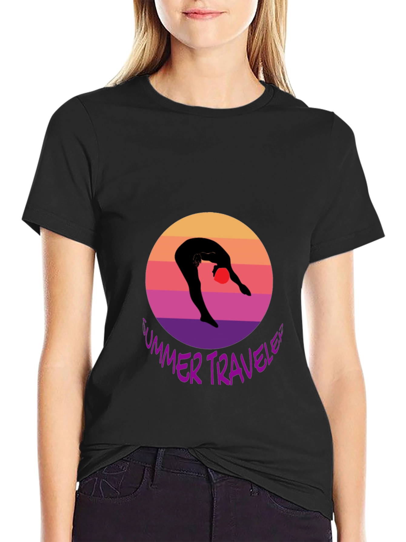 Summer Traveler T-Shirt Black