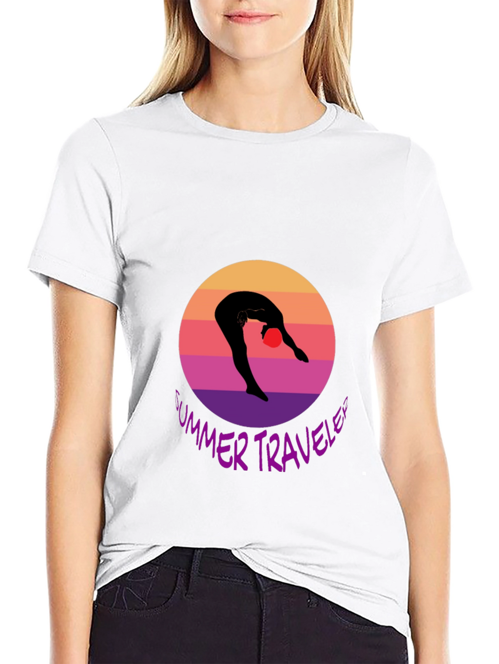 Summer Traveler T-Shirt Black