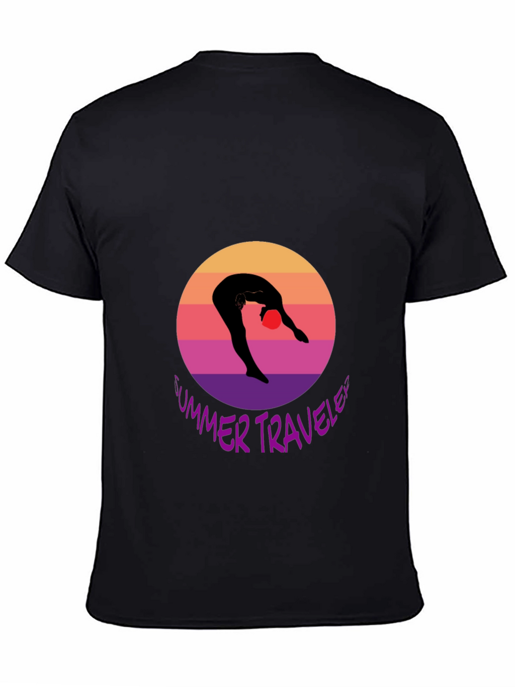 Summer Traveler T-Shirt Black