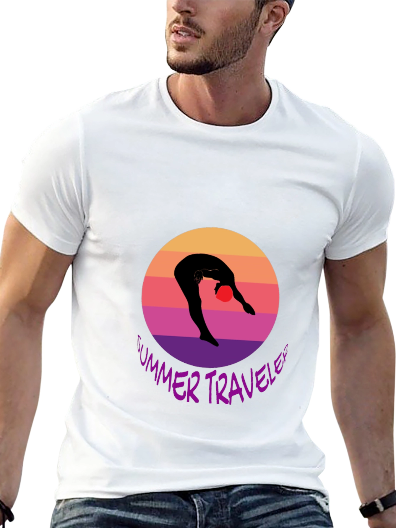 Summer Traveler T-Shirt Black