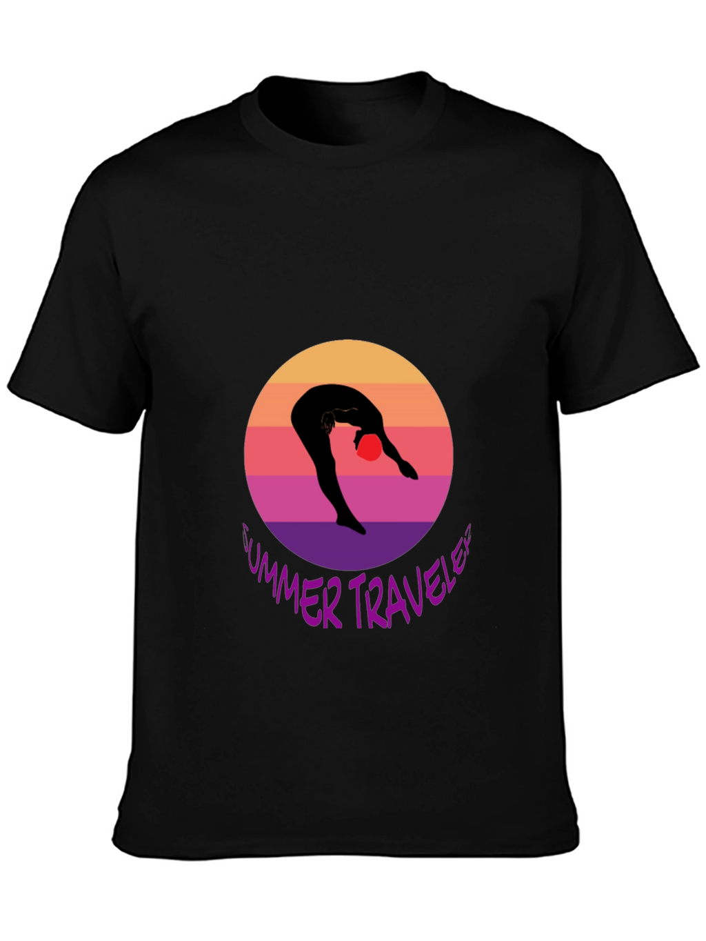 Summer Traveler T-Shirt Black