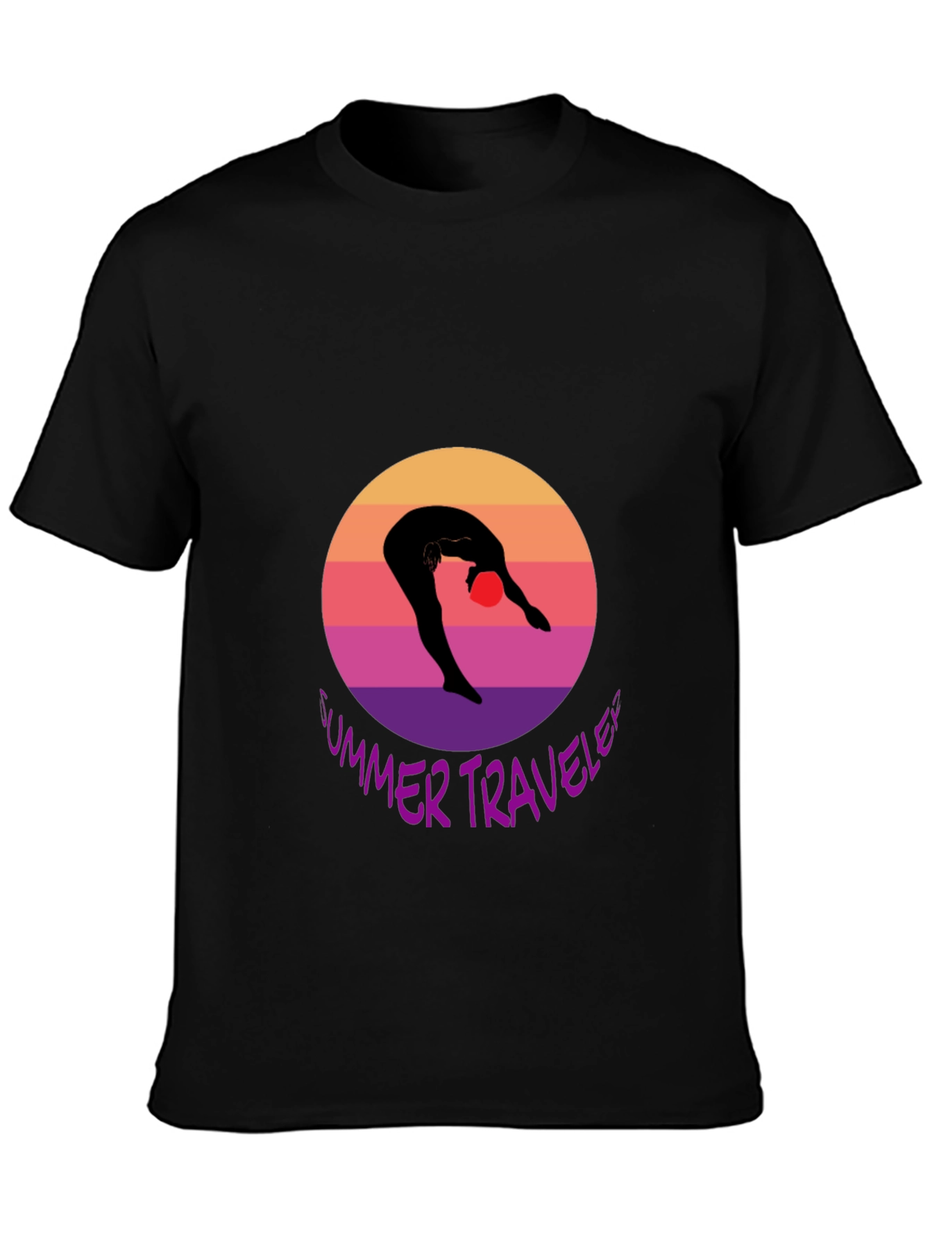 Summer Traveler T-Shirt Black