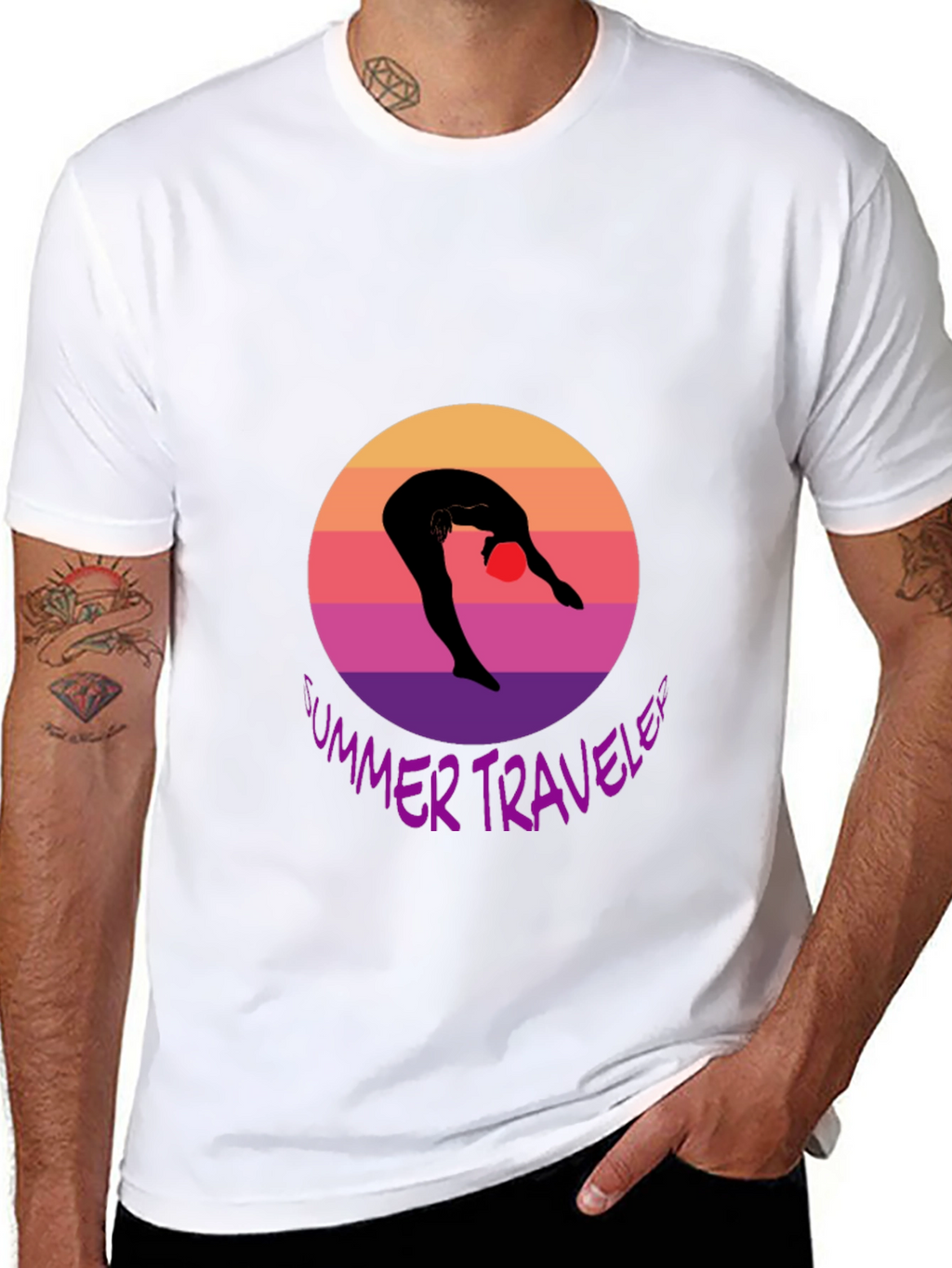 Summer Traveler T-Shirt Black