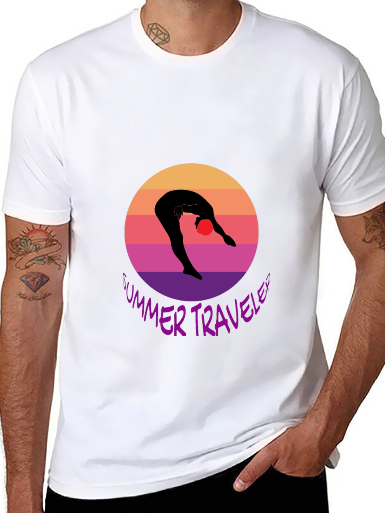 Summer Traveler T-Shirt Black