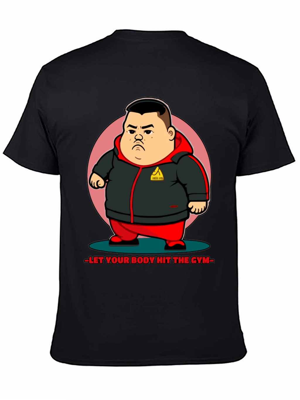 Hit the Gym Graphic Tee - Mens Black T-Shirt