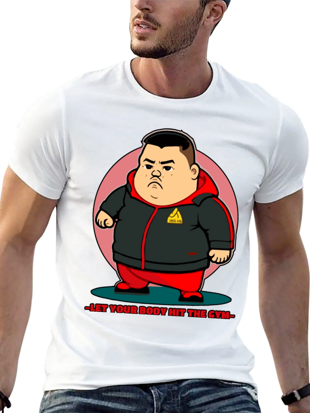 Hit the Gym Graphic Tee - Mens Black T-Shirt