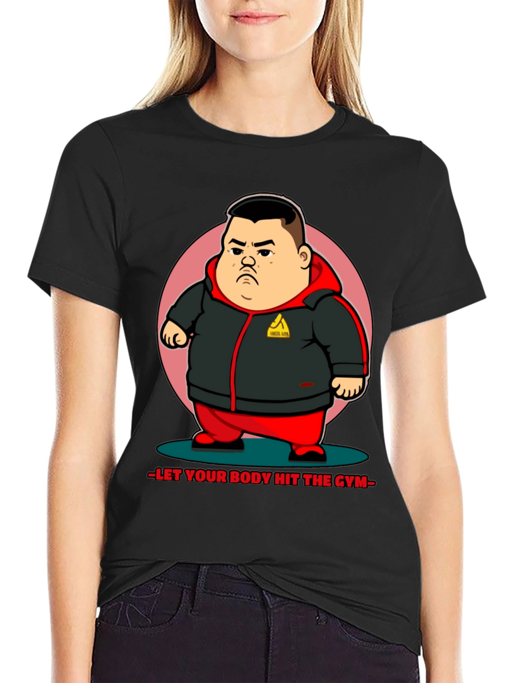 Hit the Gym Graphic Tee - Mens Black T-Shirt