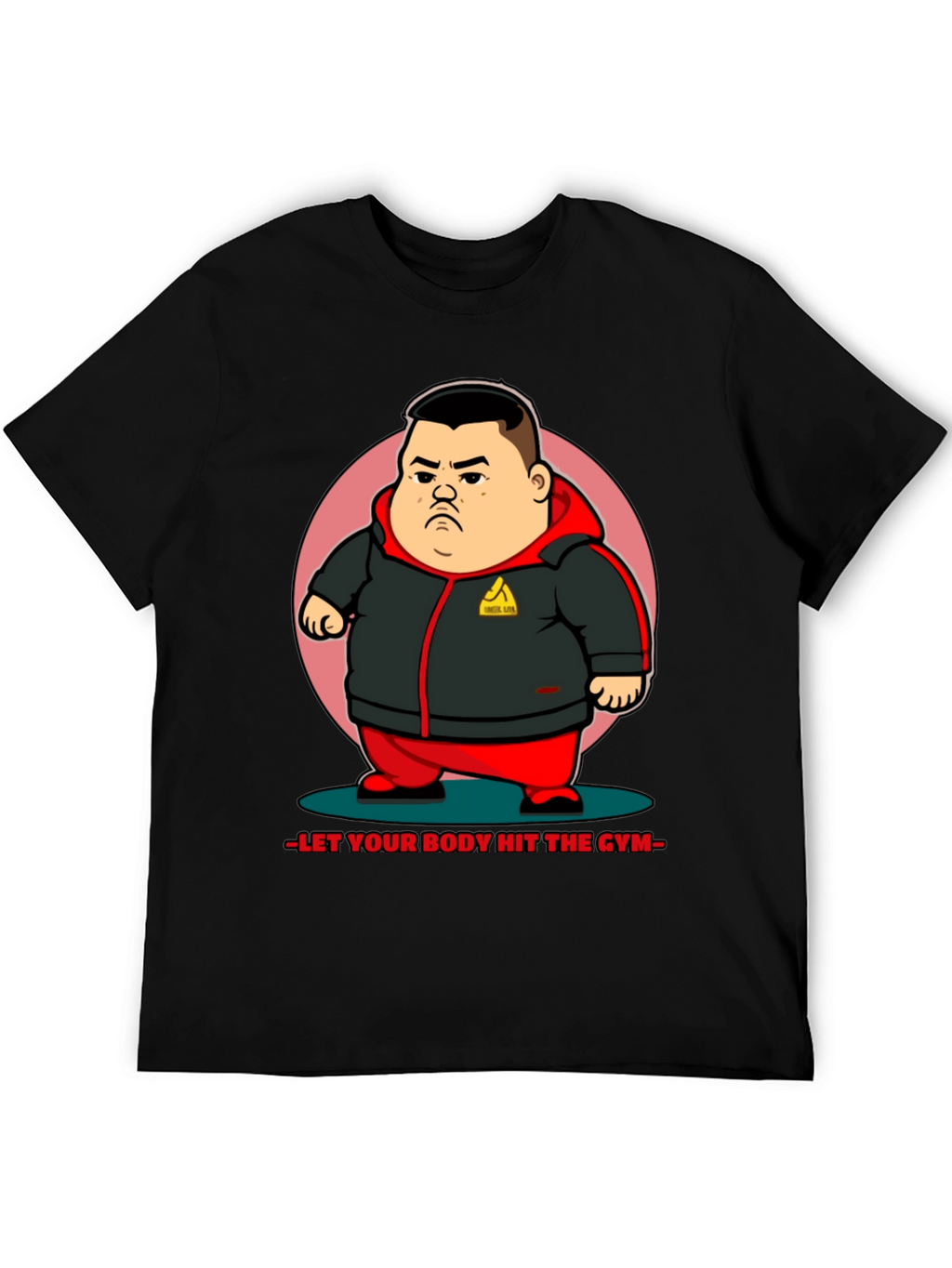 Hit the Gym Graphic Tee - Mens Black T-Shirt