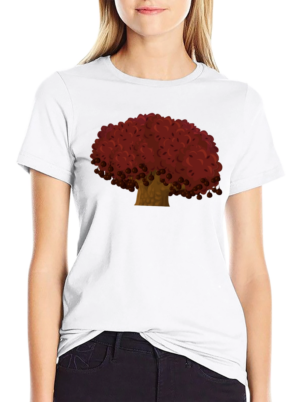 Red Tree Graphic Tee - Casual Comfort