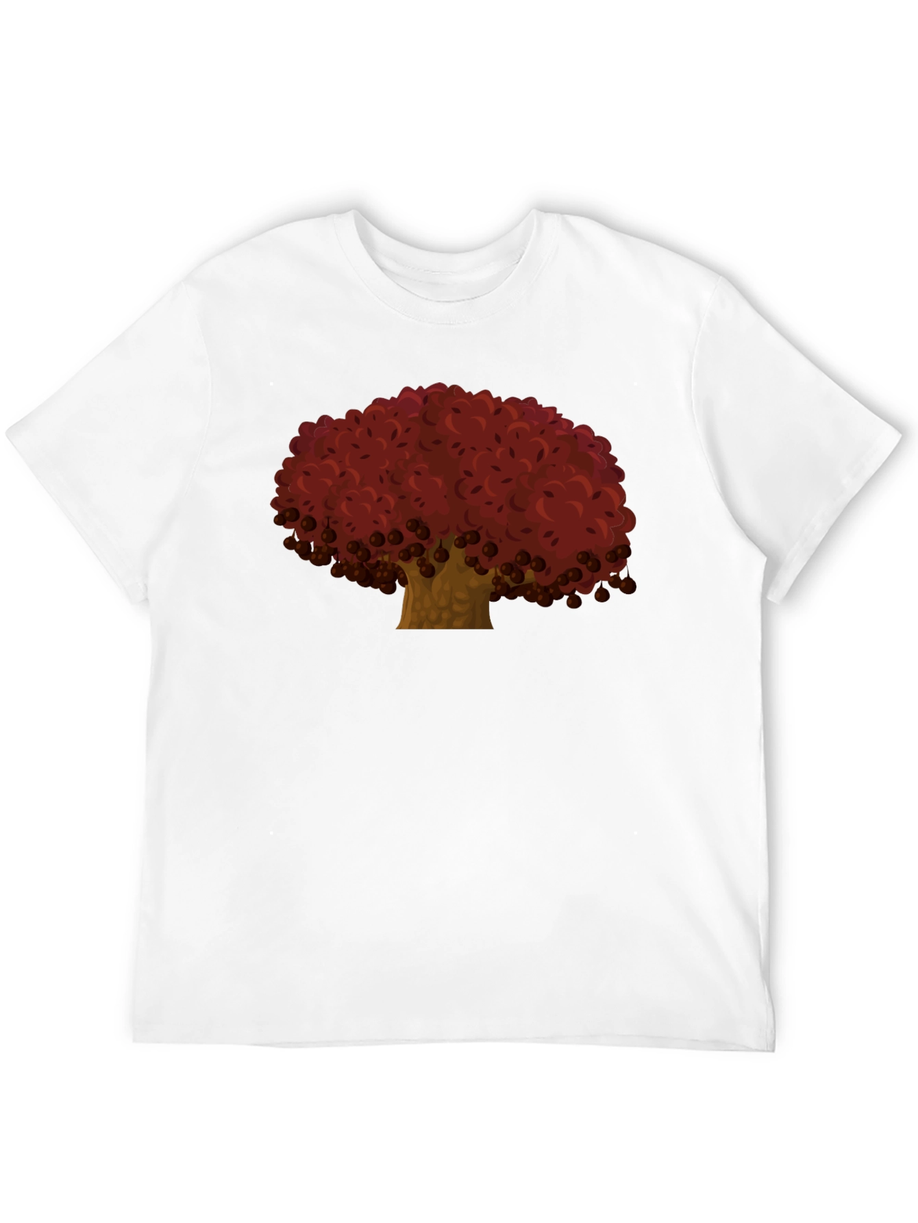 Red Tree Graphic Tee - Casual Comfort