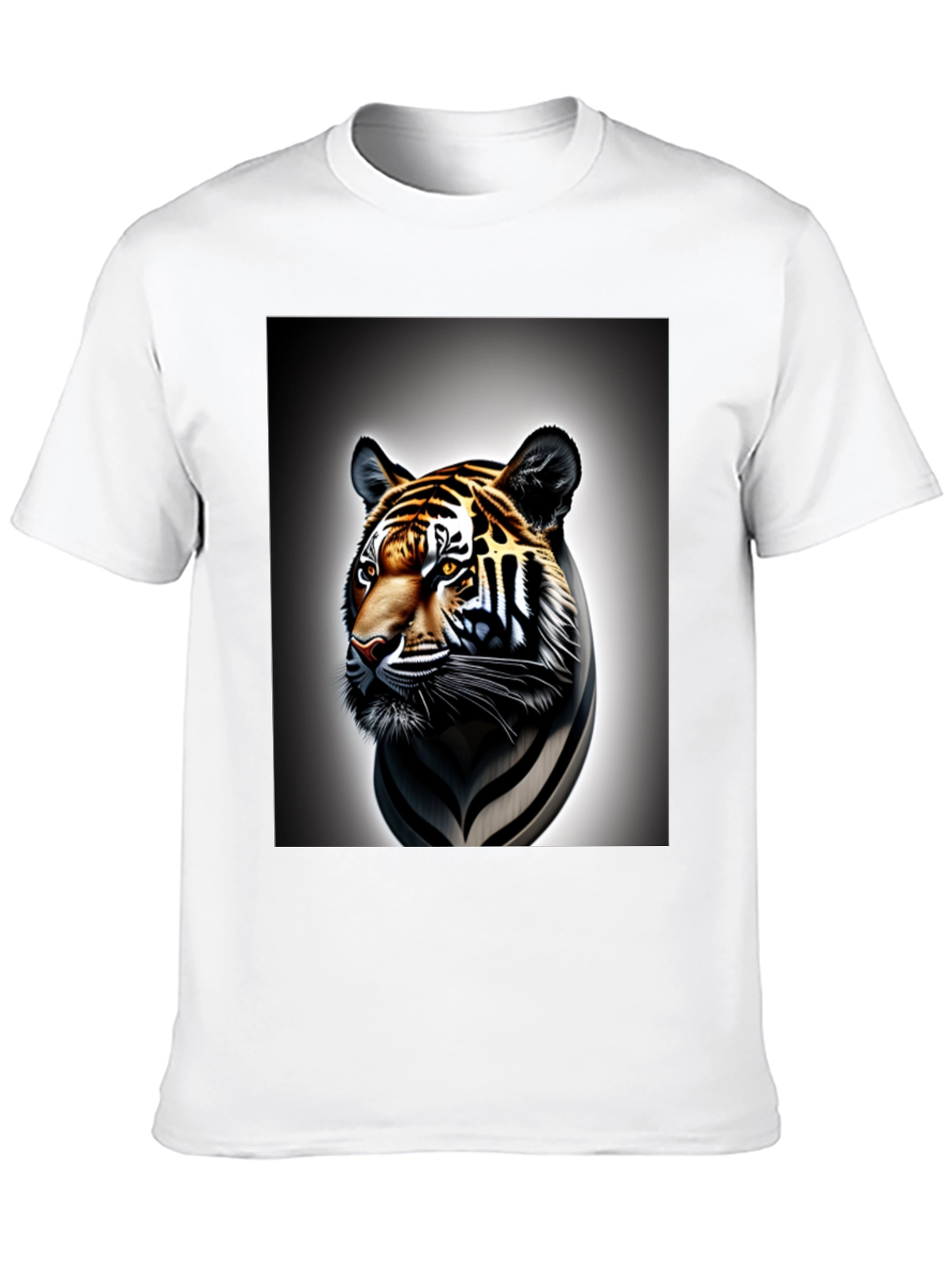 Tiger Graphic Tee - Cool Animal Print Shirt