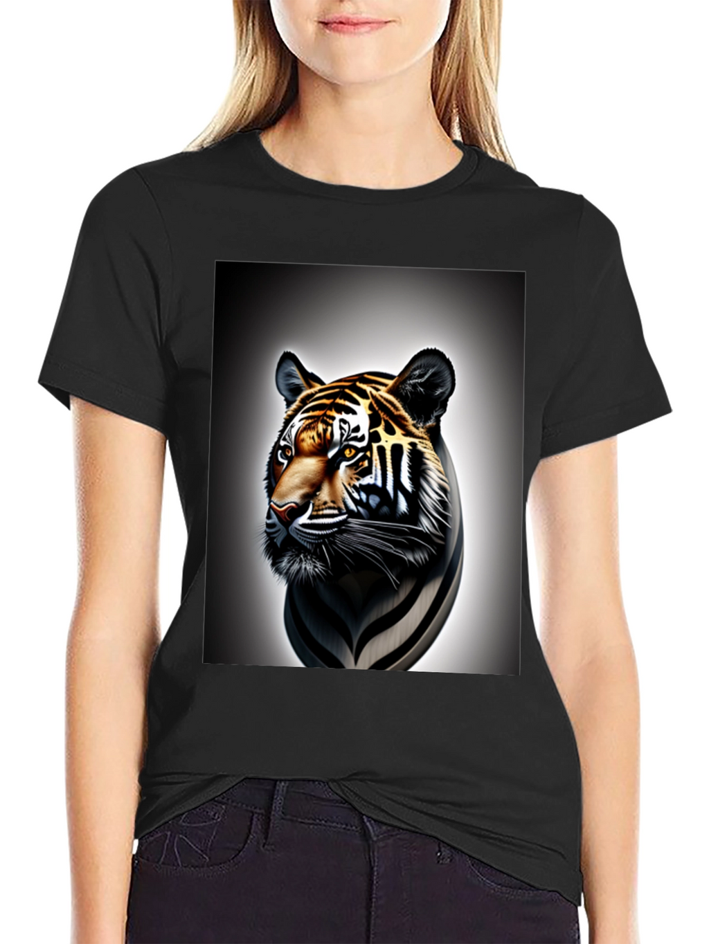 Tiger Graphic Tee - Cool Animal Print Shirt