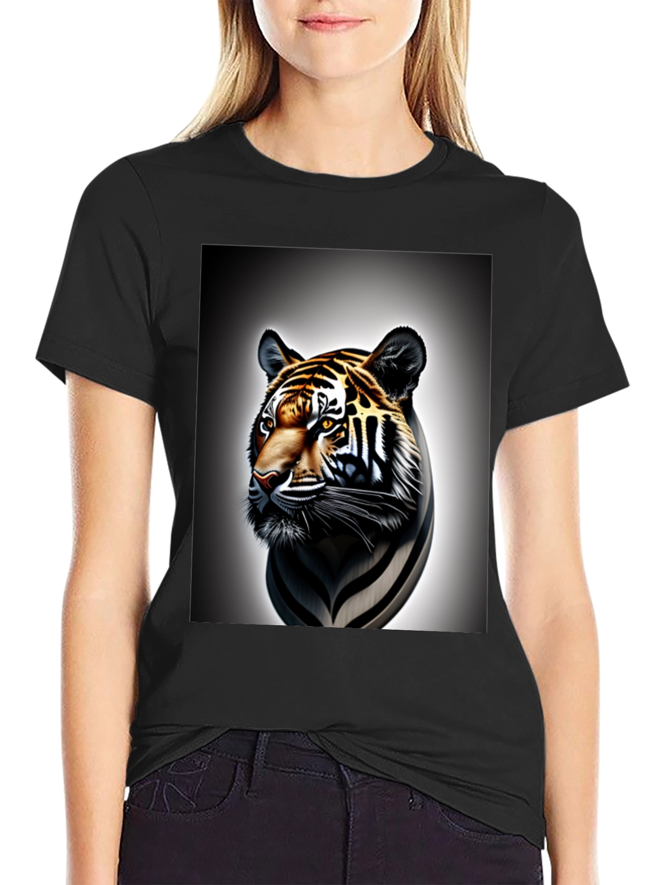 Tiger Graphic Tee - Cool Animal Print Shirt