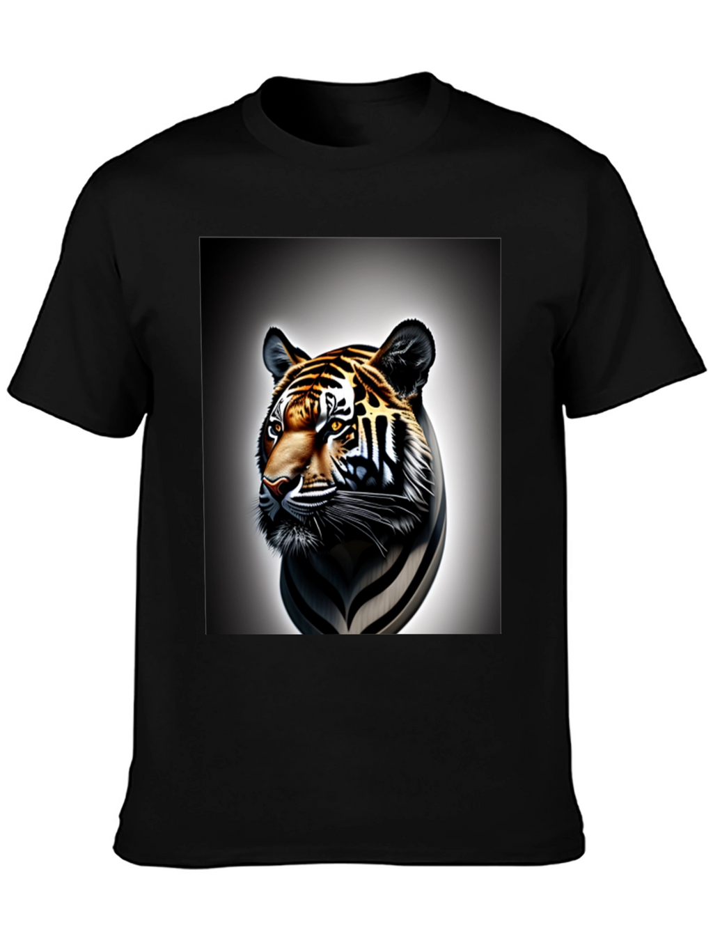 Tiger Graphic Tee - Cool Animal Print Shirt
