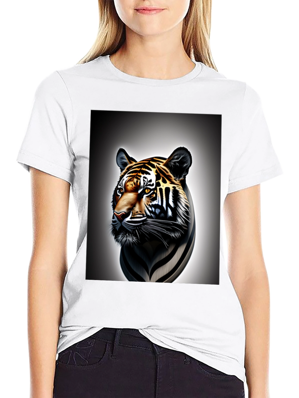 Tiger Graphic Tee - Cool Animal Print Shirt