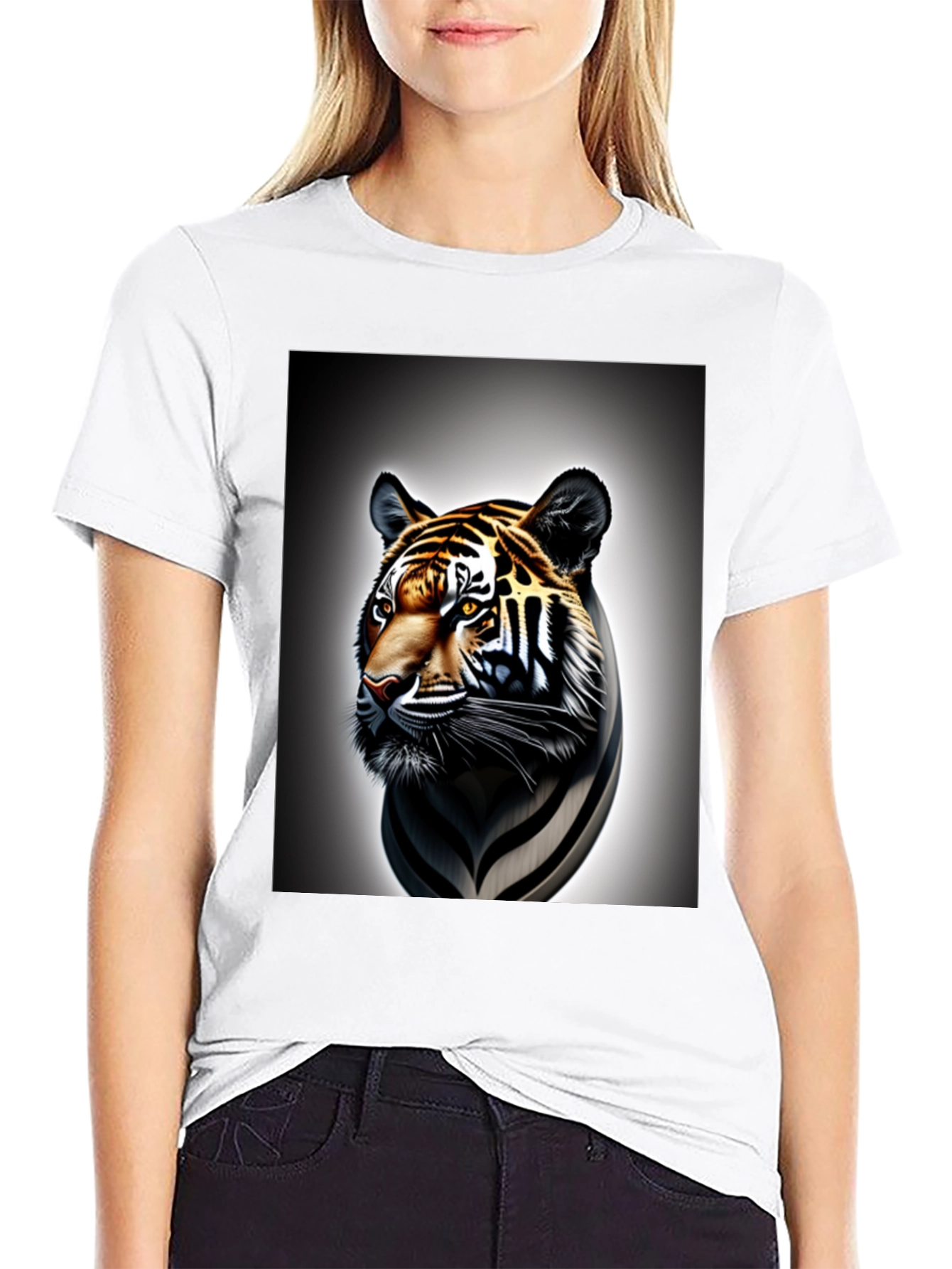 Tiger Graphic Tee - Cool Animal Print Shirt