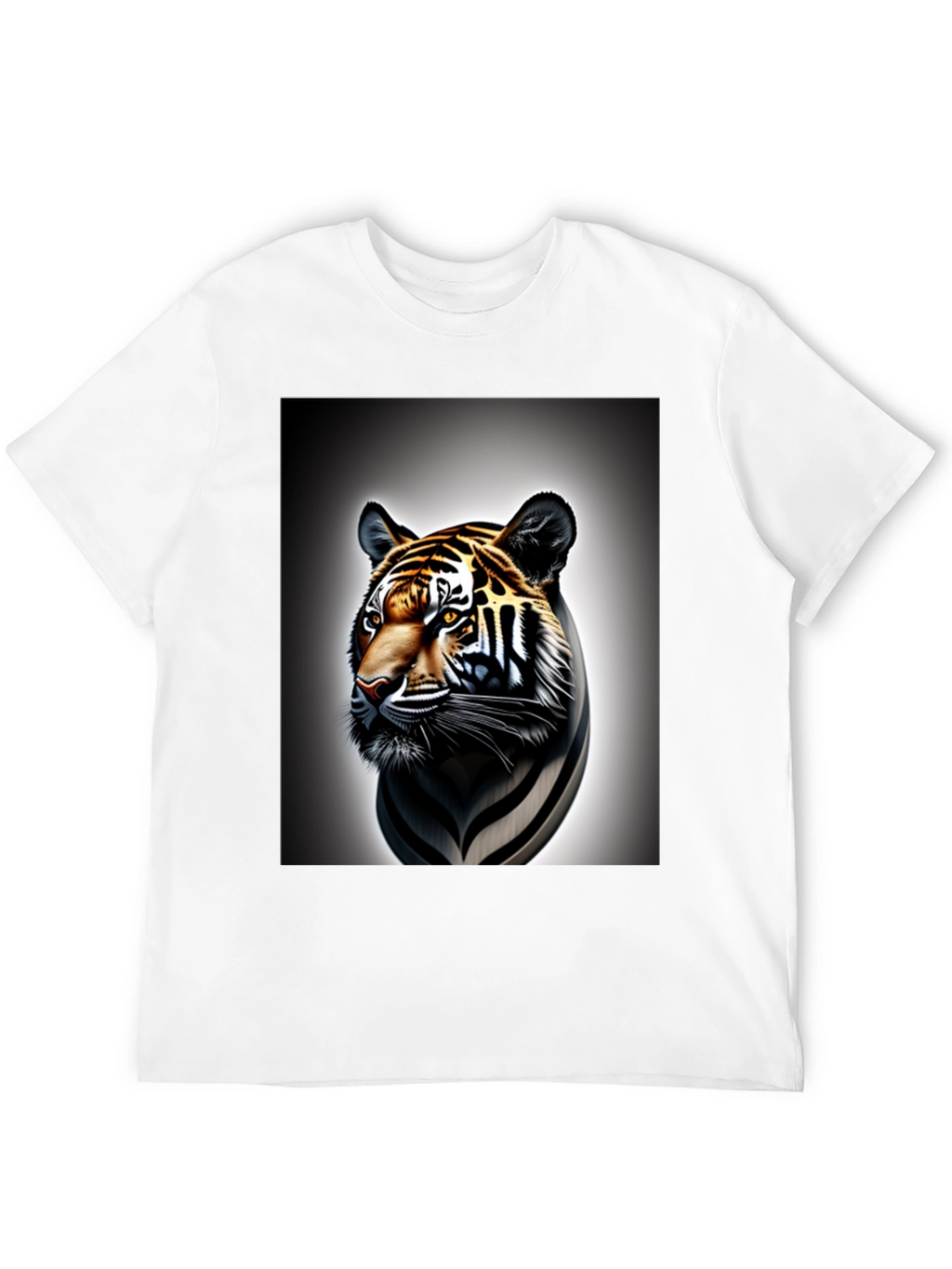 Tiger Graphic Tee - Cool Animal Print Shirt