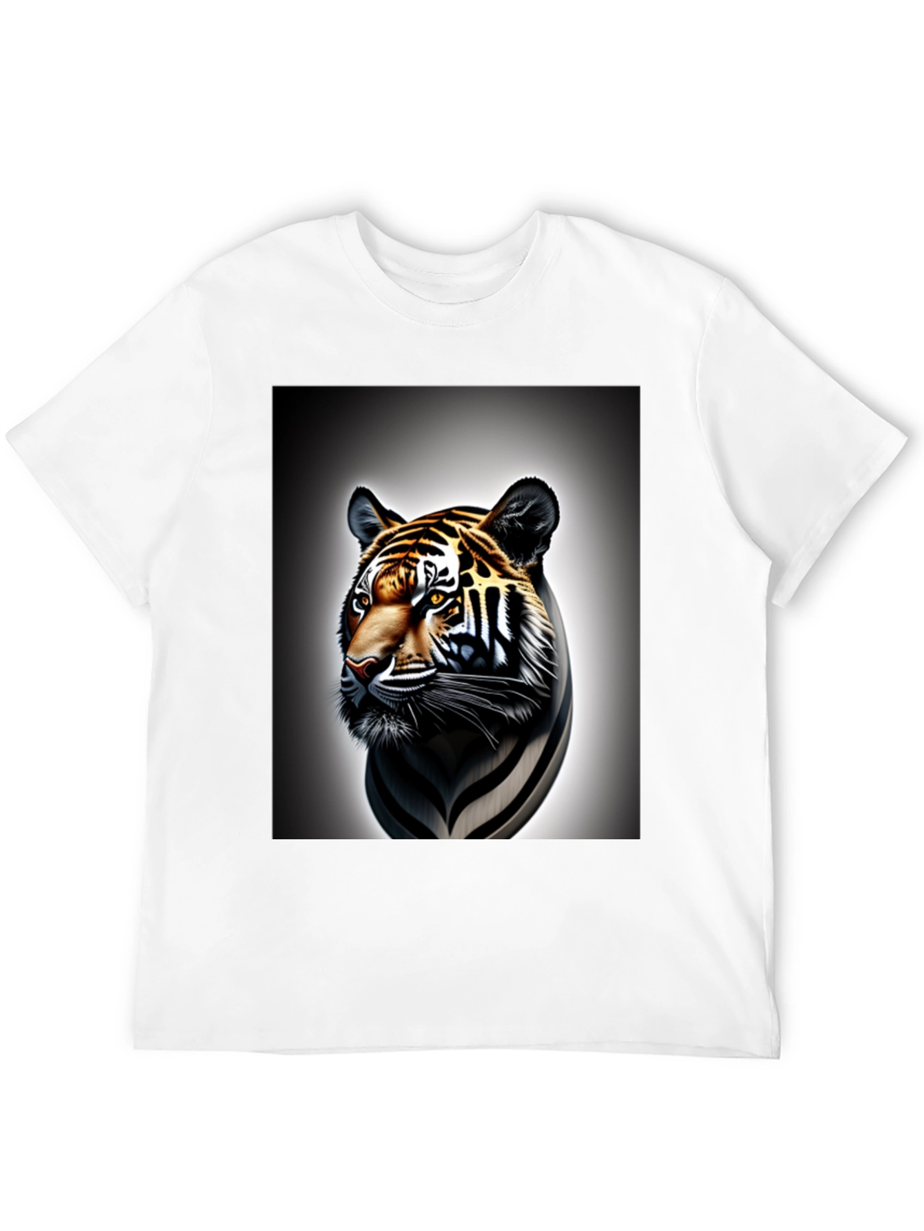 Tiger Graphic Tee - Cool Animal Print Shirt