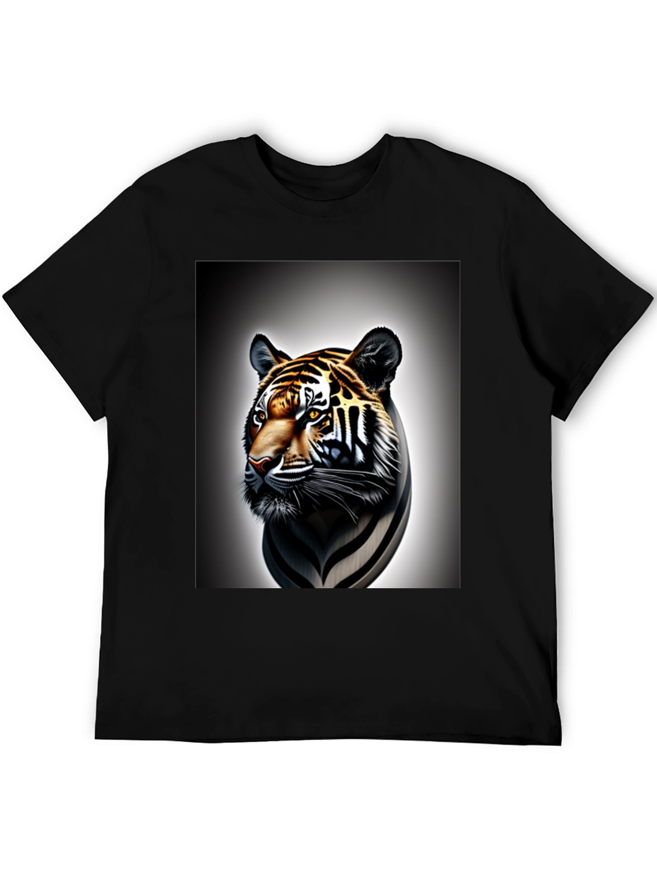 Tiger Graphic Tee - Cool Animal Print Shirt